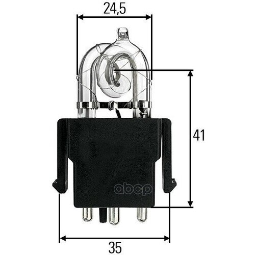 Лампа Ксеноновая D1s 4300K Hella 1 Шт. В Индивидуальной Упаковке 8Gs178560-801 HELLA арт. 8GS178560-801