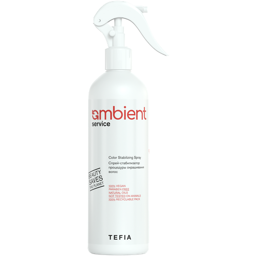 Ambient Tefia спрей стабилизатор процедуры для окрашивания волос 500мл tefia шампунь стабилизатор процедуры окрашивания волос color stabilizing shampoo 1000 мл tefia ambient