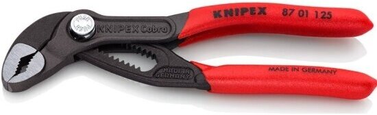 Клещи переставные Knipex 8701125 Cobra®, черненые, 125 mm