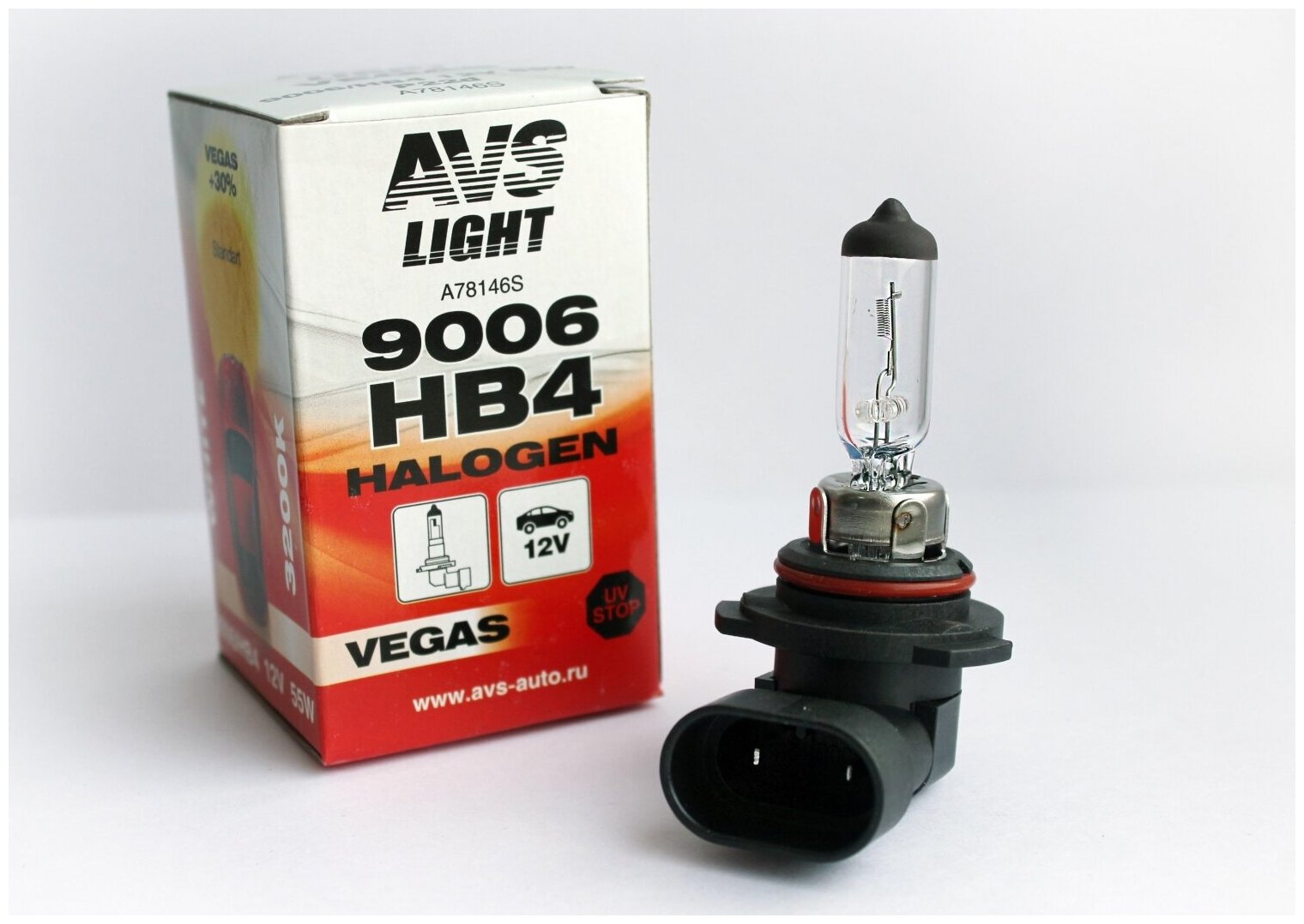 Галогенная лампа AVS Vegas HB4/9006.12V.51W.1шт.