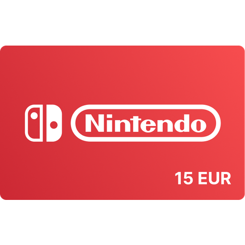 Подарочная карта Nintendo 15 EUR / Пополнение счета для аккаунта региона Европа, цифровой код
