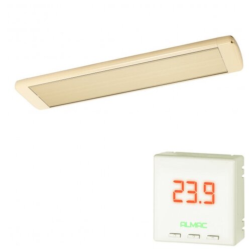 Инфракрасный обогреватель с терморегулятором Almac ИК-16 1500Вт 16-30 м2 Бежевый 888000₽