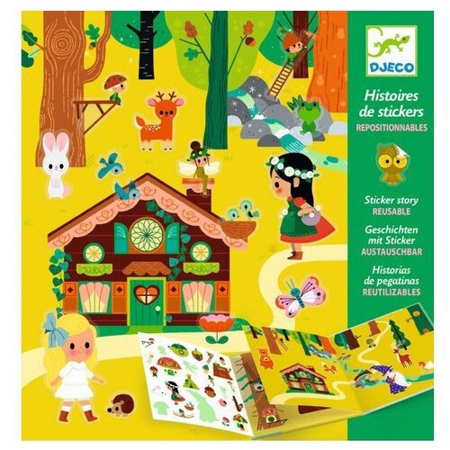 фото Набор с наклейками "магический лес" (08956) djeco