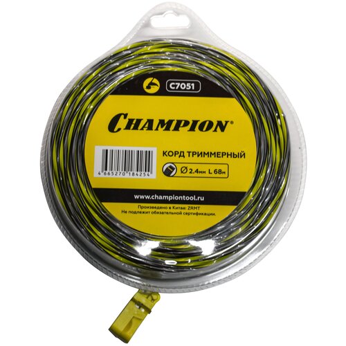 Триммерный корд Champion Tornado 2.4 мм 68 м C7051