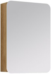 Шкаф-зеркало для ванной Aqwella Вега Veg.04.05, (ШхГхВ): 50х17х70 см, дуб сонома