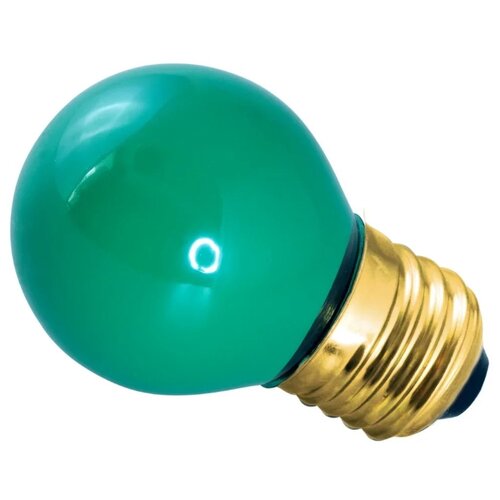Лампа накаливания BL 10Вт E27 зел. NEON-NIGHT 401-114