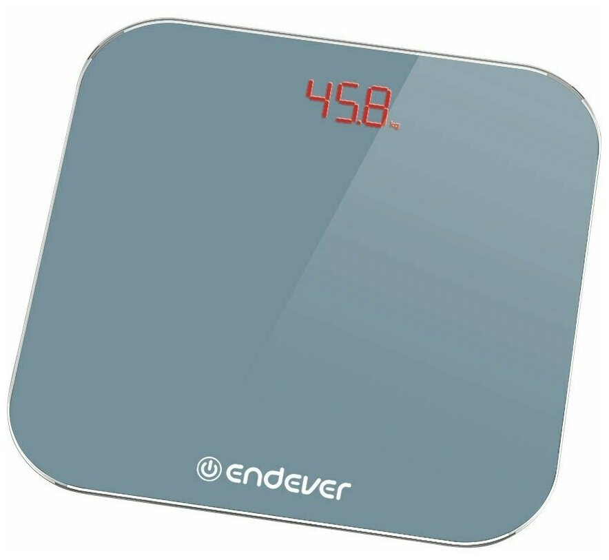 Весы Endever Aurora-602 blue cтекло, точность 0,1кг, макс. 180кг, авто вкл/выкл - фотография № 14
