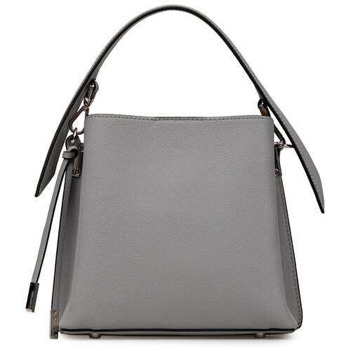 фото Сумка женская eleganzza натуральная кожа, серый