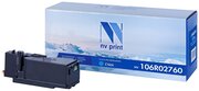 Лазерный картридж NV Print NV-106R02760C для Xerox Phaser 6020, 6022, WorkCentre 6025, 6027 (совместимый, голубой, 1000 стр.)