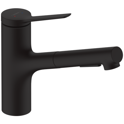 Смеситель для кухни Hansgrohe Zesis M33 74800670 черный матовый