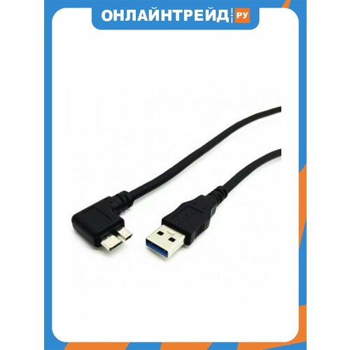 фото Кабель ks-is usb3.0 ks-465al-0.5 usb-a(m)-usb micro b(m) угловой левый 50см.
