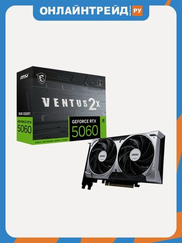 Изображение товара Видеокарта Msi GeForce RTX 5060 VENTUS 2X 8G