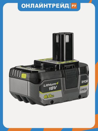 Изображение товара Аккумулятор Ryobi ONE+ RB1860X (18 В, 6 А*ч, Li-ion) 5133005436