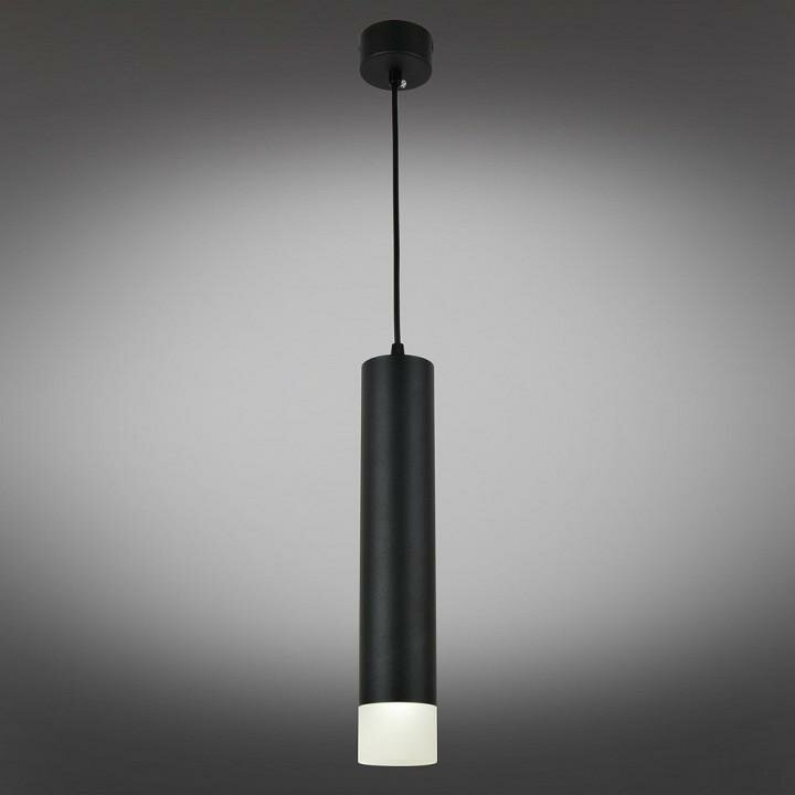 Подвесной светильник Omnilux Licola OML-102516-10 цвет плафона подвески Белый, Черный, цвет арматуры Черный
