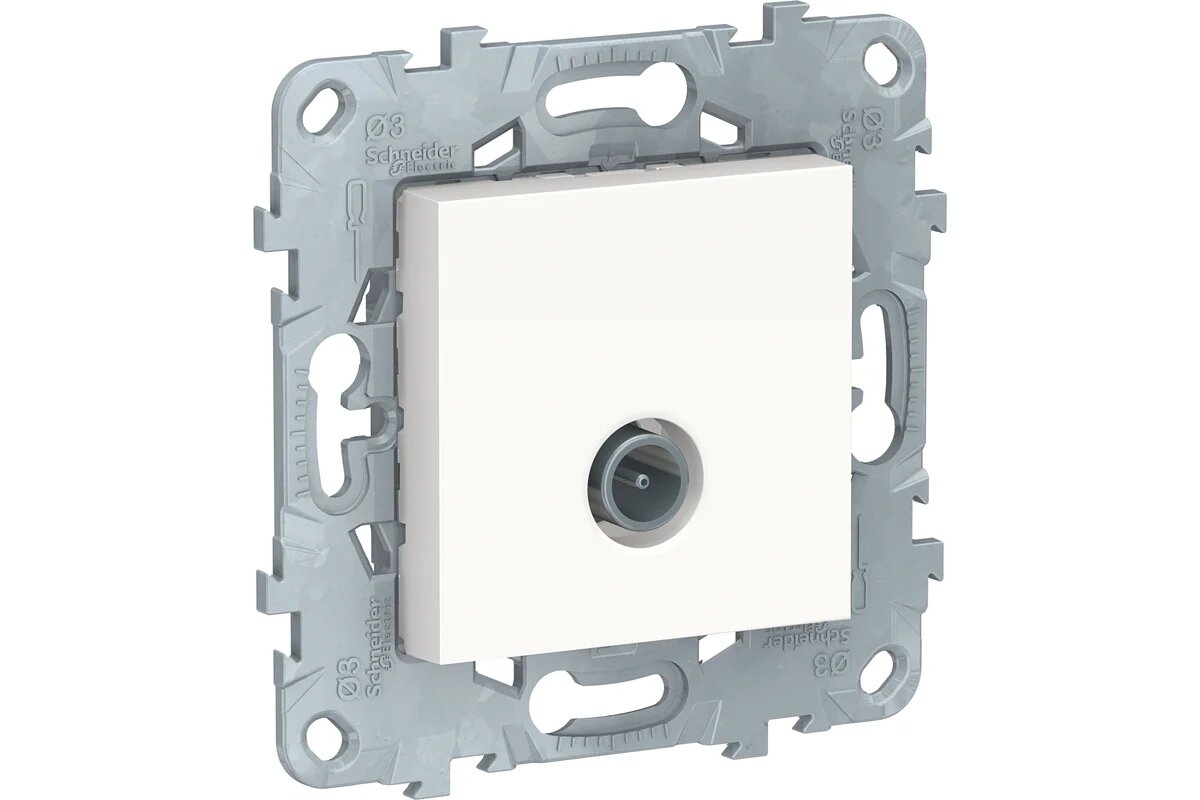 System Electric Unica New Белый Розетка TV, одиночная NU546218
