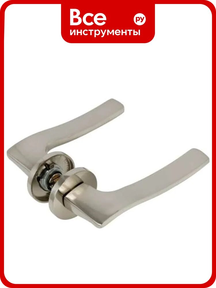 Дверные ручки ADDEN BAU LYRE S-489 NICKEL, Имеют стойкое к истиранию покрытие