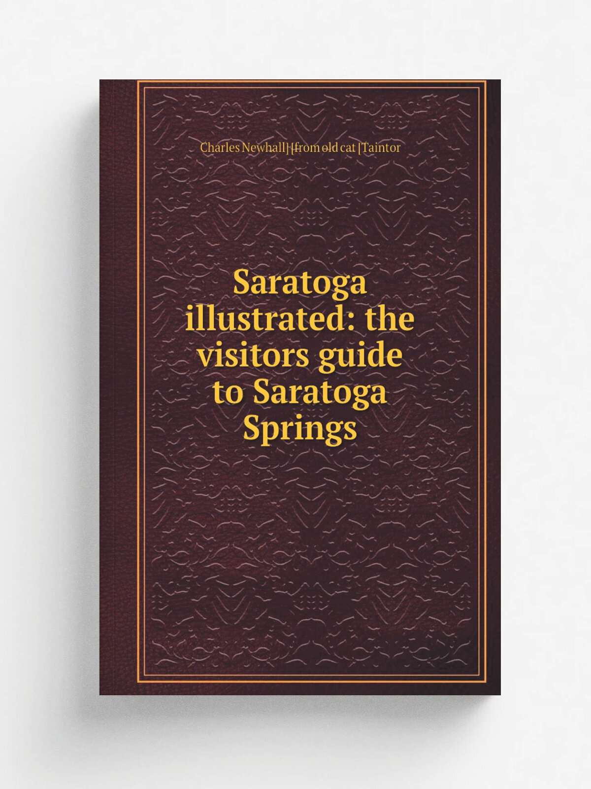 Saratoga illustrated: the visitors guide to Saratoga Springs