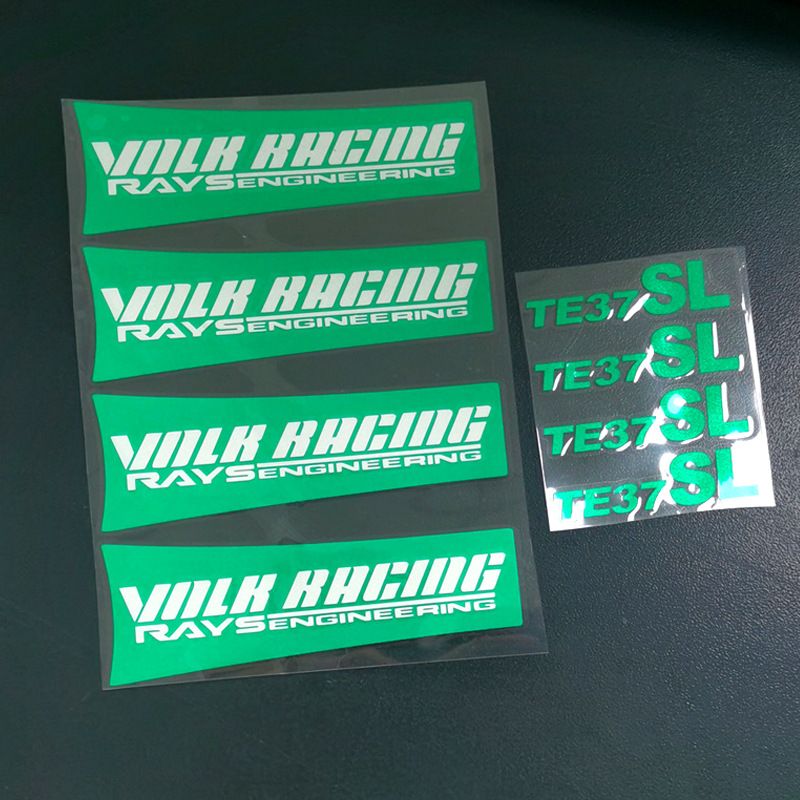 Наклейка на колесах Наклейка на колесах 4 шт Rays Volk Racing TE37SL