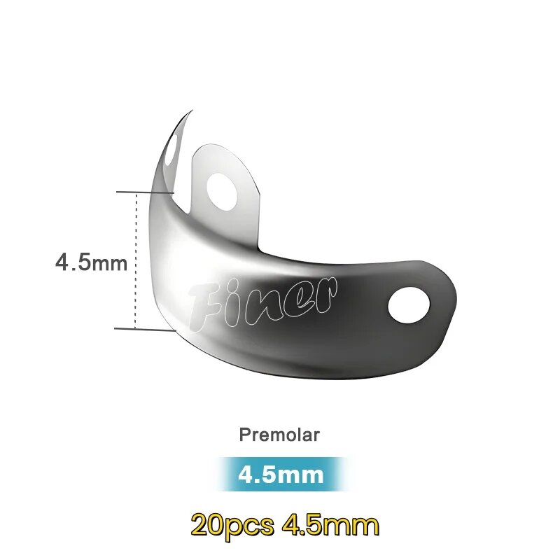 Стоматологическая матрица Finer Premolar 4.5mm, 20 шт.