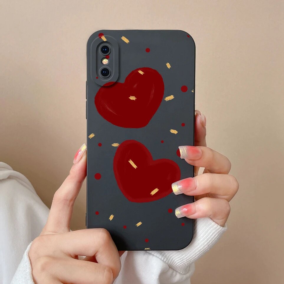 Чехол-бабочка для Apple iPhone X XS XR XSMax, мягкий чехол с Красный, TYB487, iPhone XSMax
