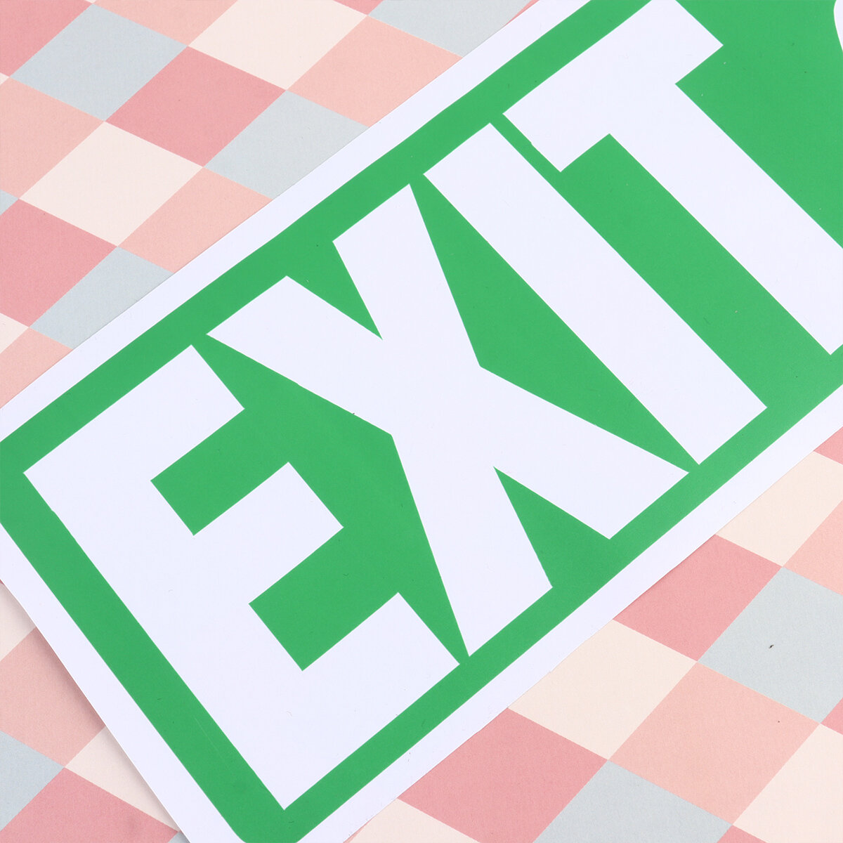 5 Шт Креативные Наклейки На Двери EXIT Из Толстой ПВХ 25 4X10 См Для Офиса Ресторана Супермаркета