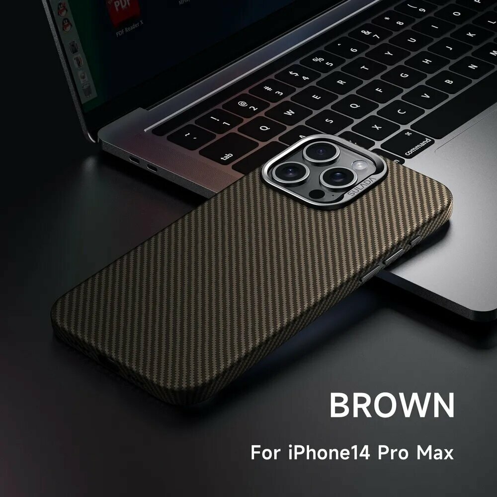 Чехол SULADA для iPhone 14 Pro Max (Айфон 14 Про Макс) MagSafe совместимый, ультратонкий