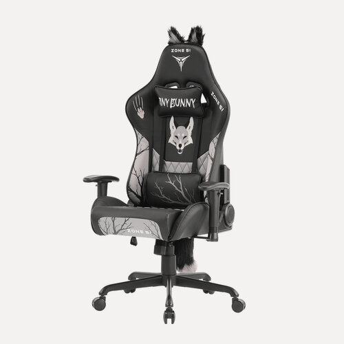 Изображение товара Игровое кресло ZONE 51 Tiny Bunny, экокожа, с подголовником, подлокотниками и поясничным упором