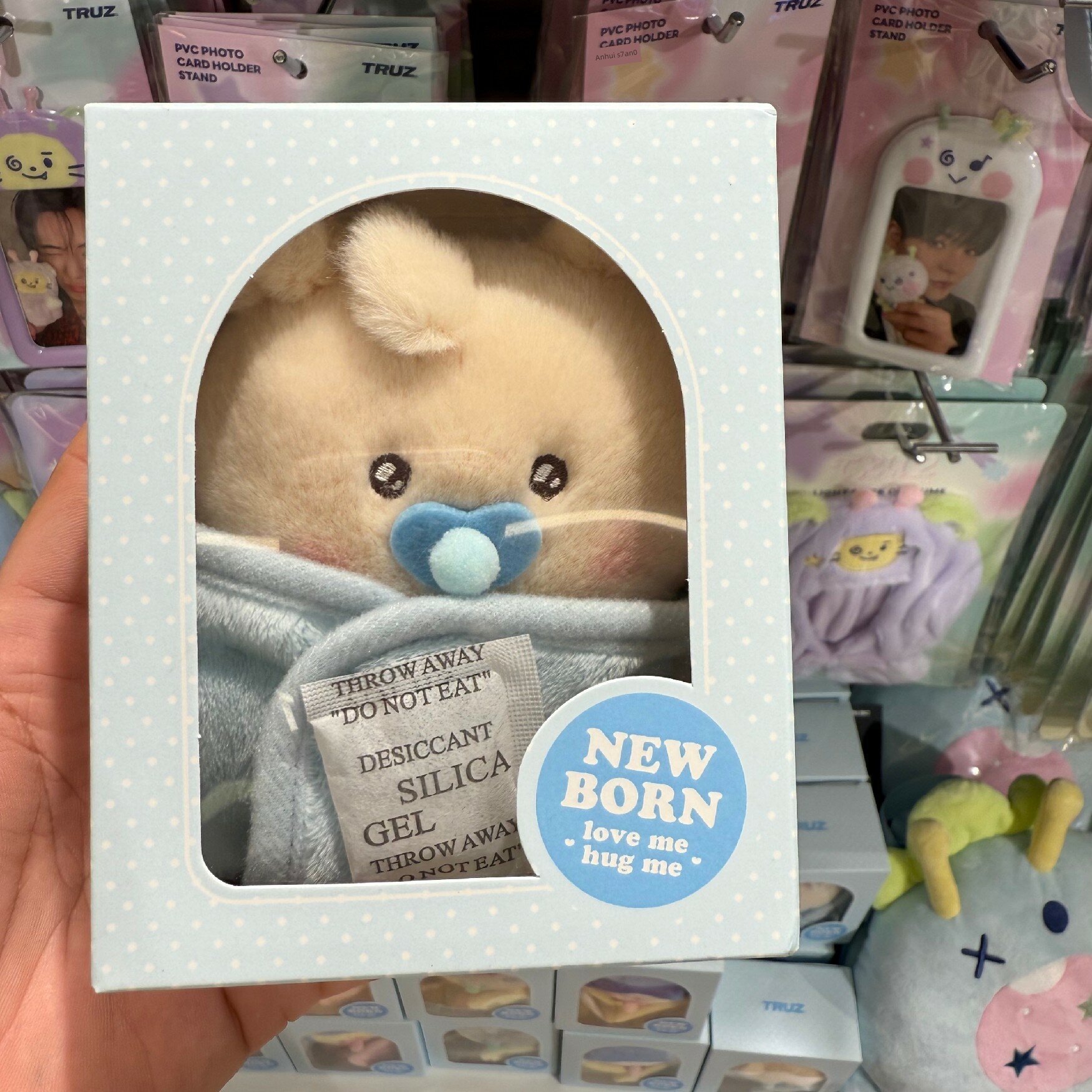 Мягкая игрушка LINE FRIENDS Treasure TRUZ NEW BORN с персонажем RURU и карточкой