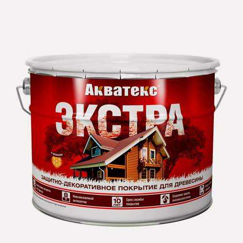 Изображение товара Защитно-декоративное покрытие акватекс экстра (груша / 9л.)
