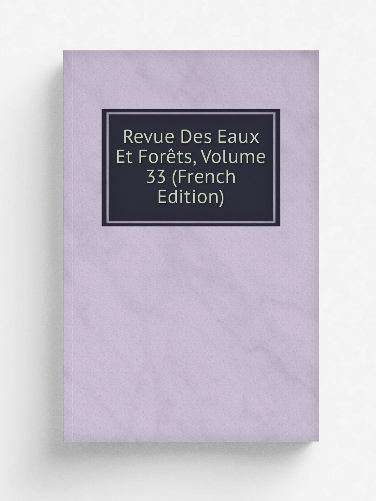 Revue Des Eaux Et For.ts, Volume 33 (French Edition) | Репринт