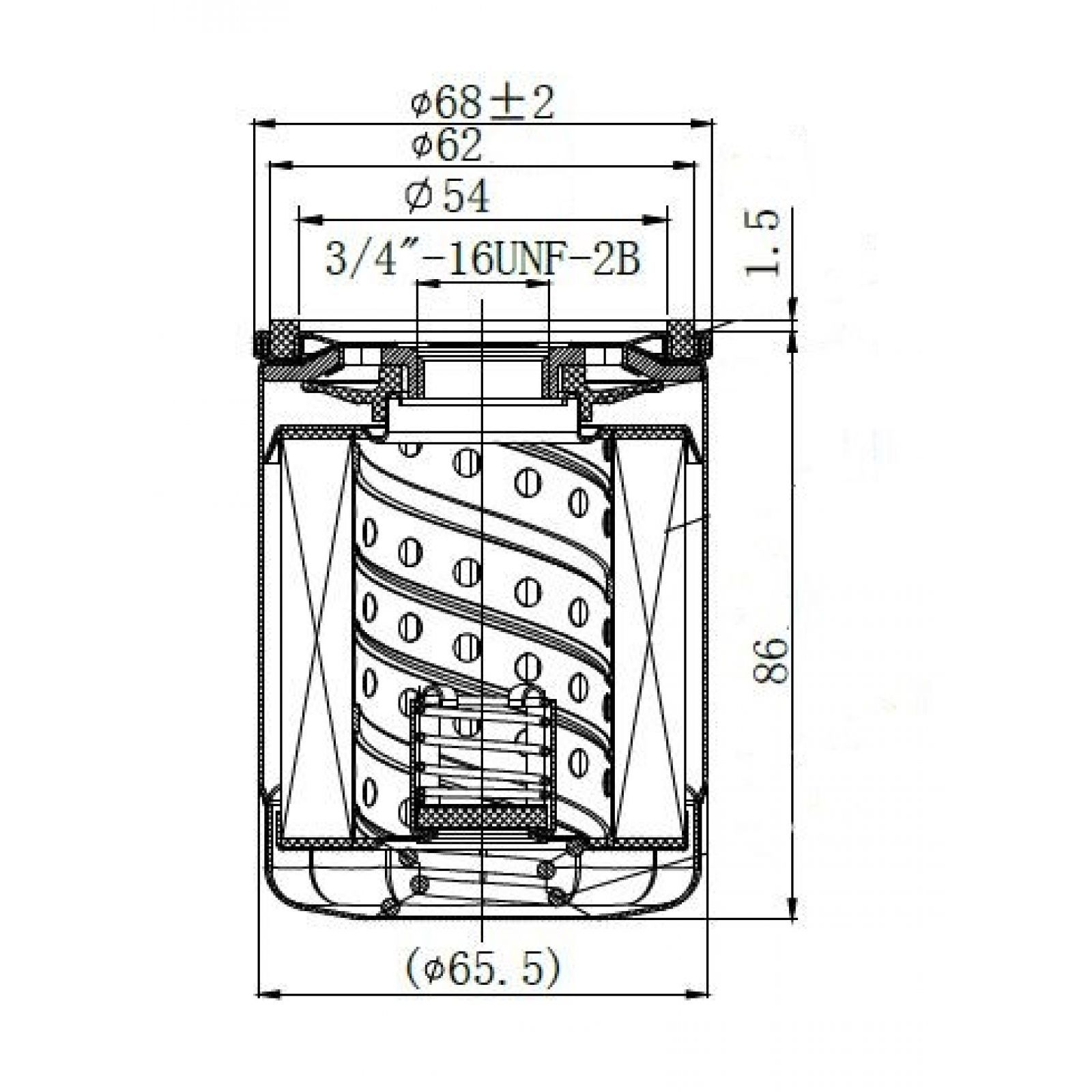 Масляный фильтр, для Тойота Камри 2006-, RAV4 2006-, Авенсис 2000- 2.0i, 2.4i oem 1016050404, 1056006100 арт LOF1903