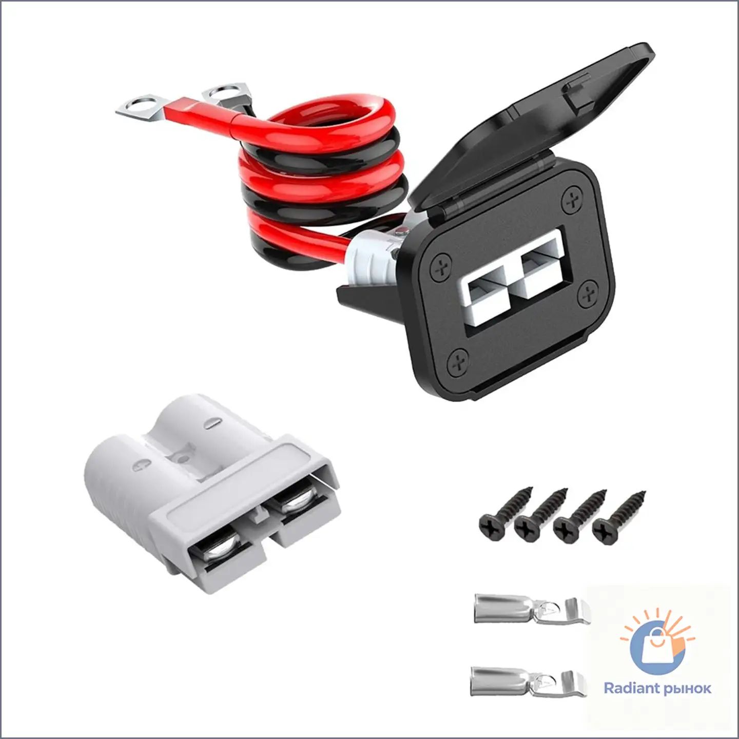 Connector, 8AWG 50AMP Разъем Для Быстрого Подключения Аккумулятора