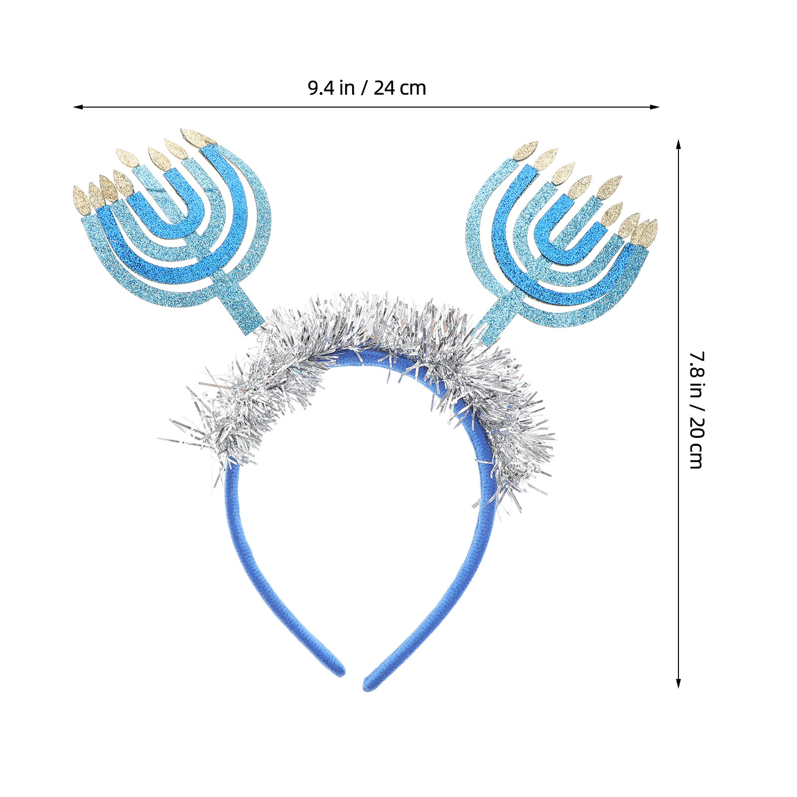 Hanukkah Themed Headband Для Праздничных Мероприятий Универсальное Украшение Головы 24.00X20.00X1.50Cm