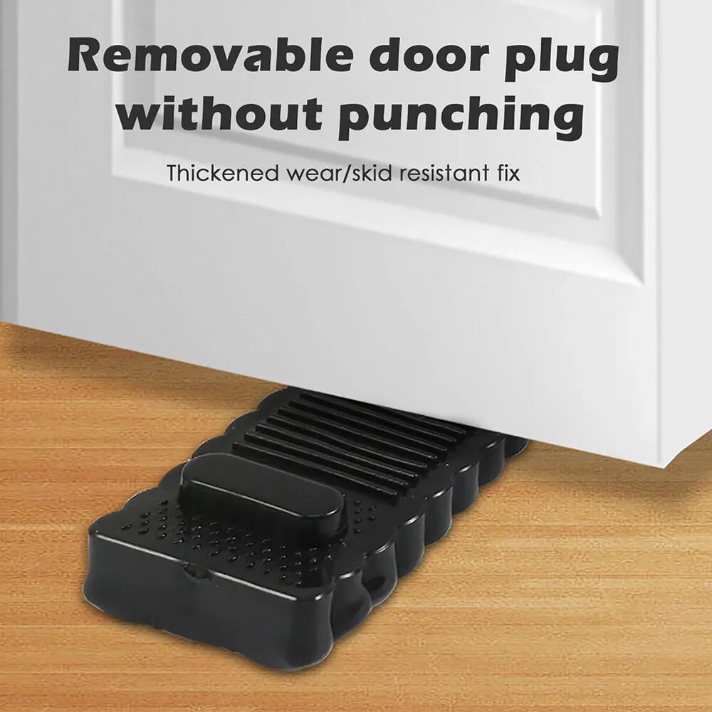 Силиконовые дверные клинья 8 шт, нескользящие, для защиты дверей дома