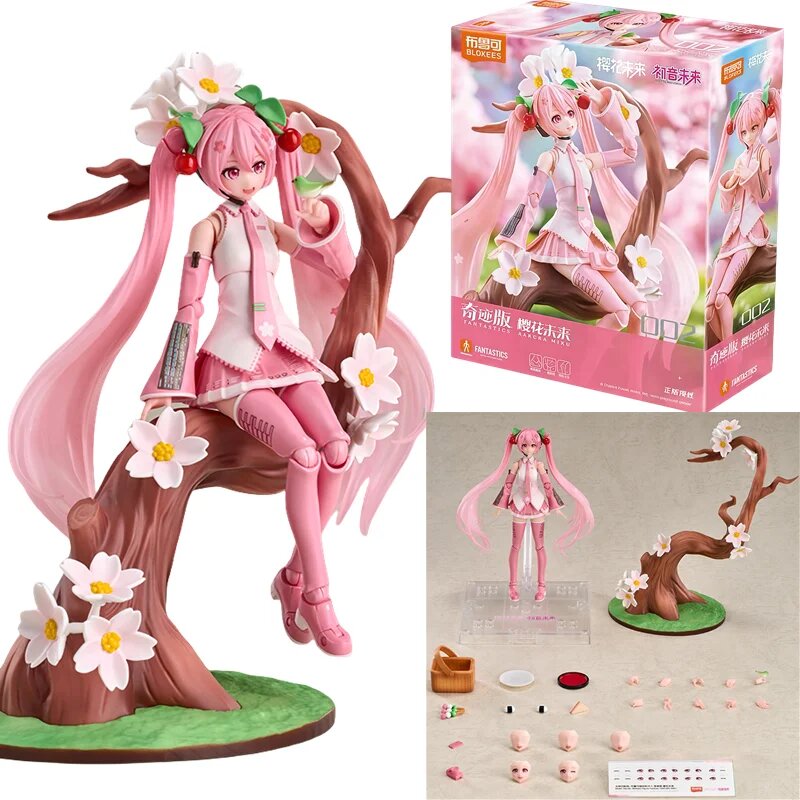 Фигурка Hatsune Miku аниме персонаж шарнирная модель PVC 17 см
