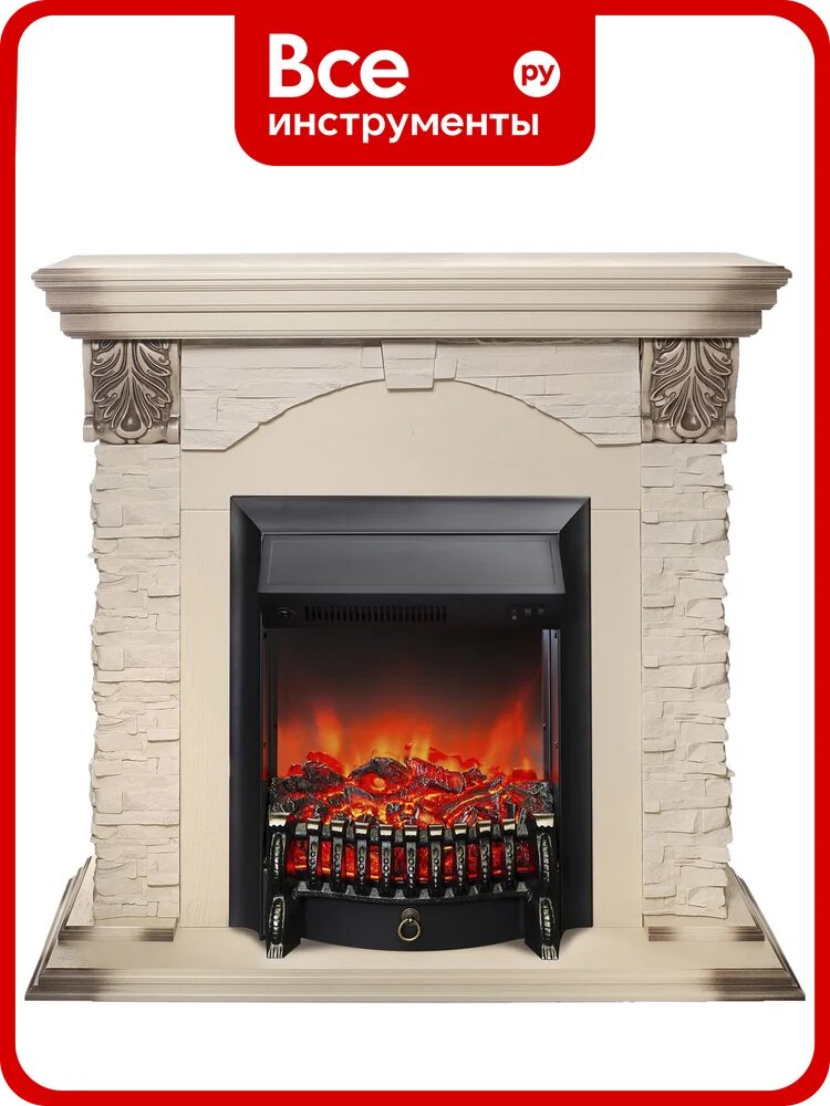 Каминокомплект RealFlame дублин люкс/DUBLIN LUX WT + фобос 10018667
