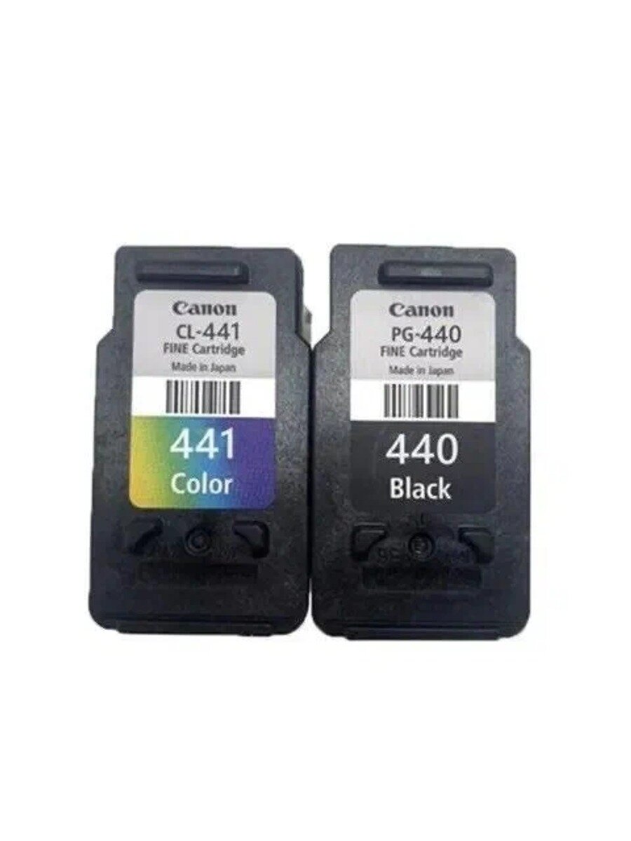 Комплект картриджей Черные картриджи Canon PG440 CL441 3140 3540 3640S совместимый Набор CMYK 2 шт
