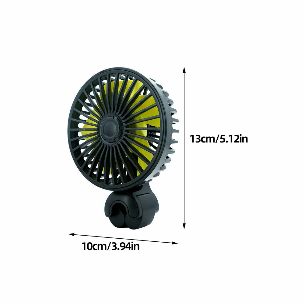 Вентилятор Для Авто С USB Подключением 5 Лопастей 10.4X10.4Cm