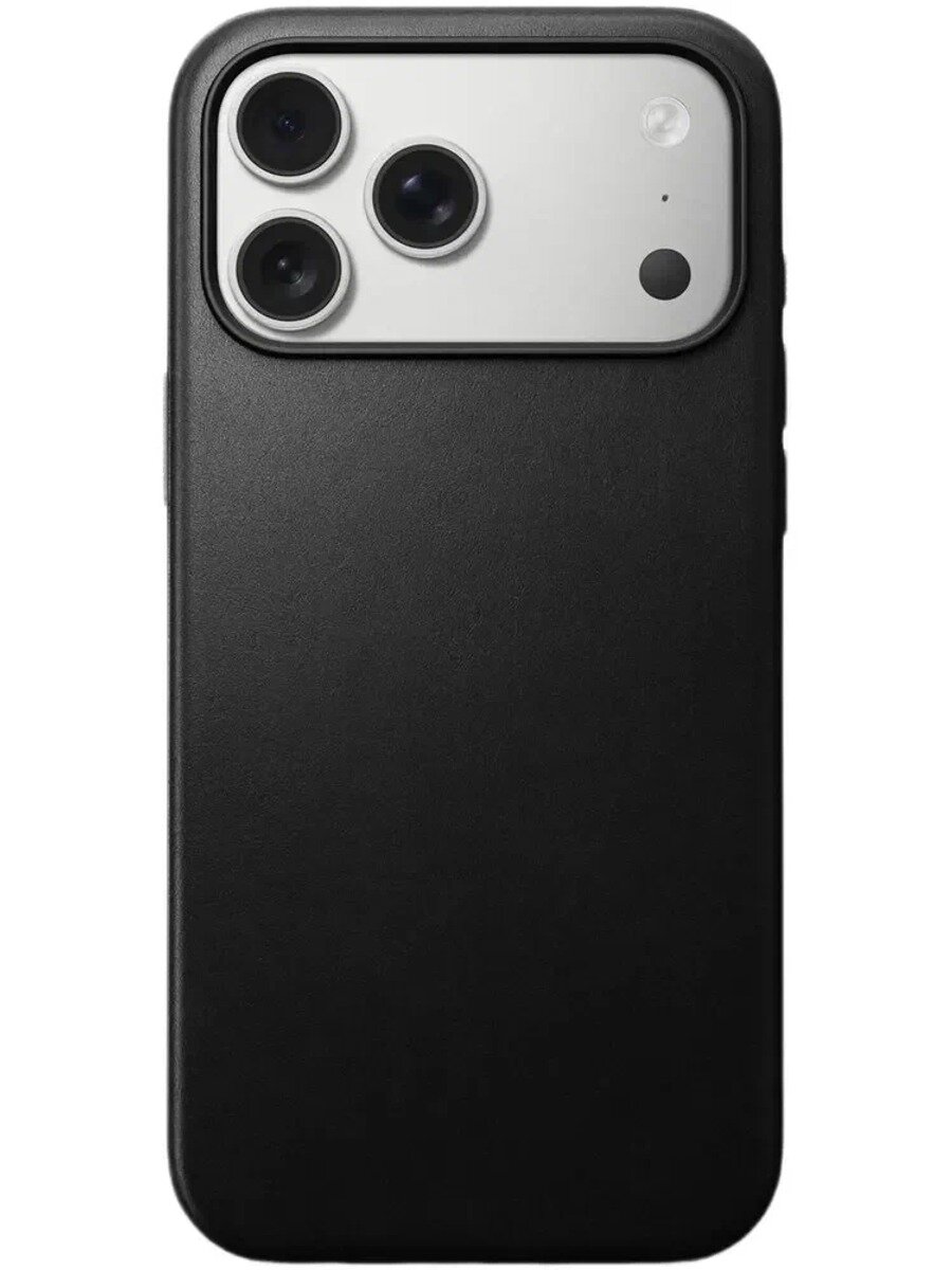 Кожаный чехол Nomad для iPhone 17 Pro Max с MagSafe, черный - защита и стиль