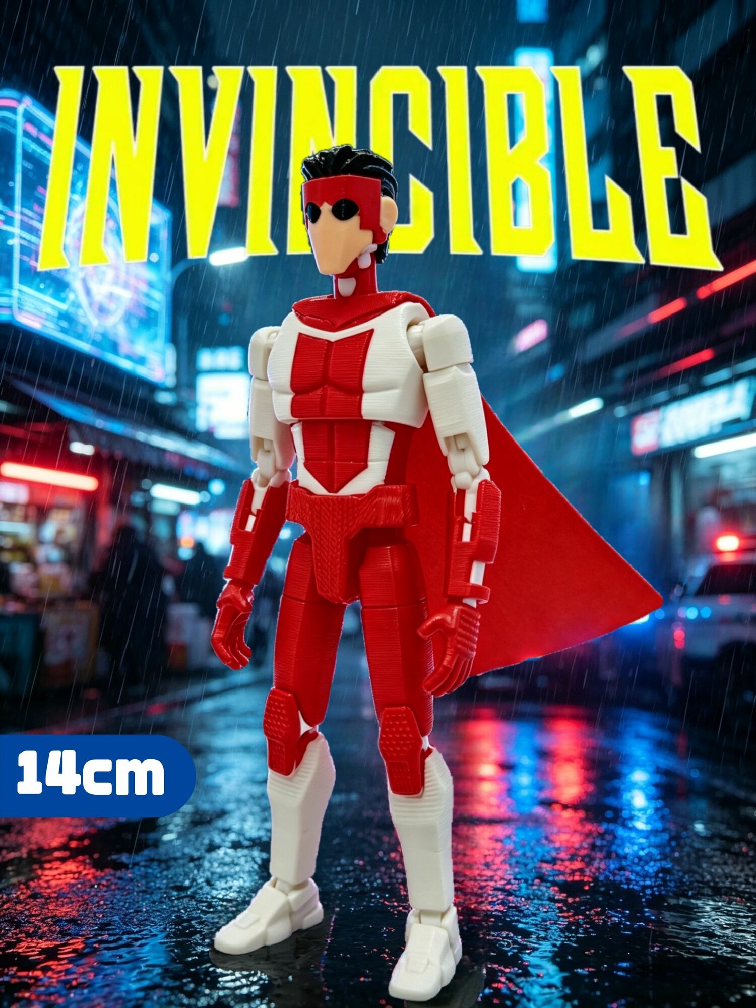 Фигурка Неуязвимый (Invincible-Mark Grayson) 3D-печатный подвижный манекен