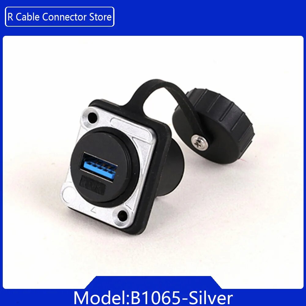 Водонепроницаемый панельный разъем USB3.0, Type C, HDMI R