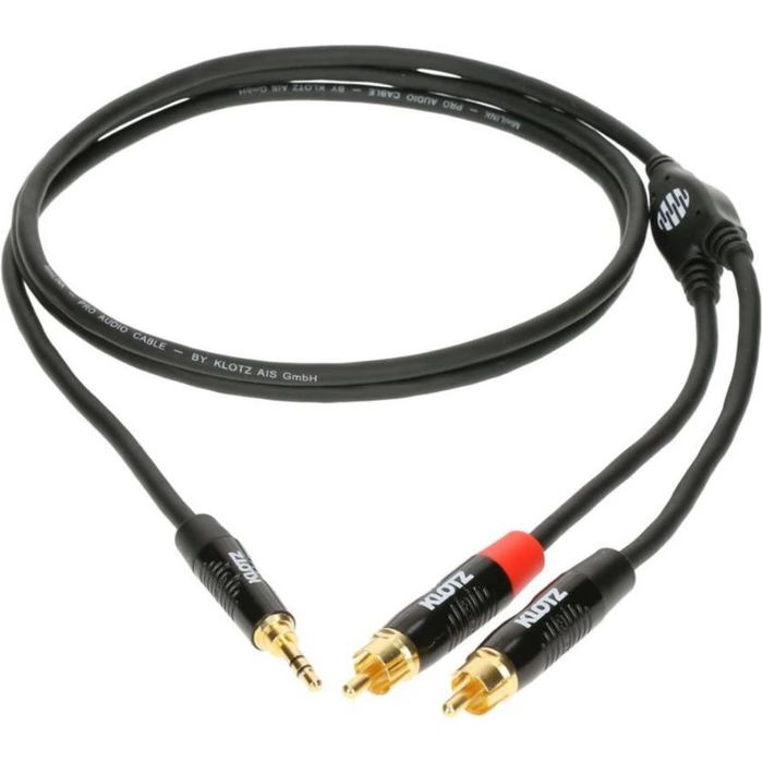 KLOTZ KY7-090 0.9m Кабель аудио 1xMini Jack - 2xRCA