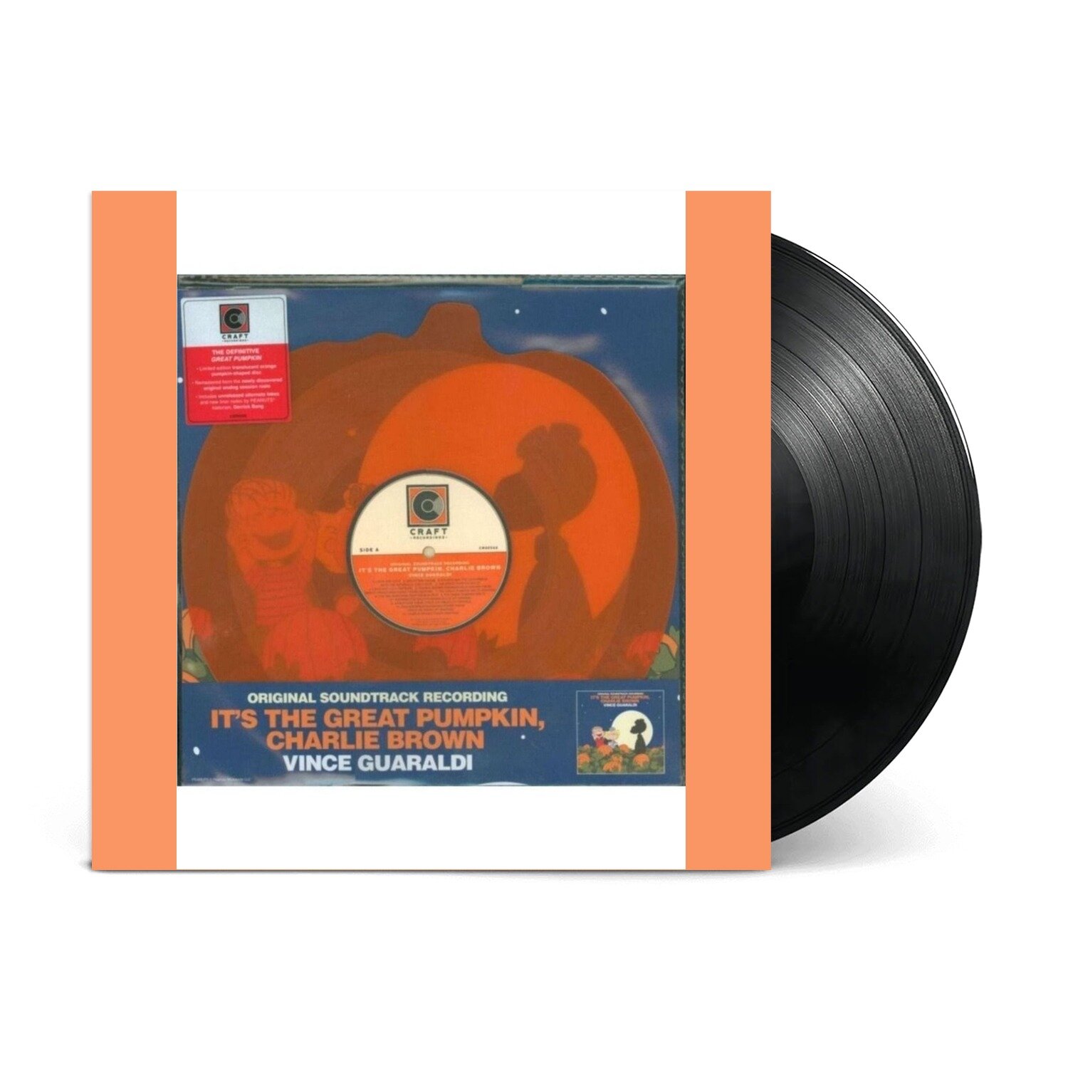 Виниловая пластинка Vince Guaraldi - It's The Great Pumpkin, Charlie Brown Vinyl, Limited Edition, Pumpkin-Shaped, New