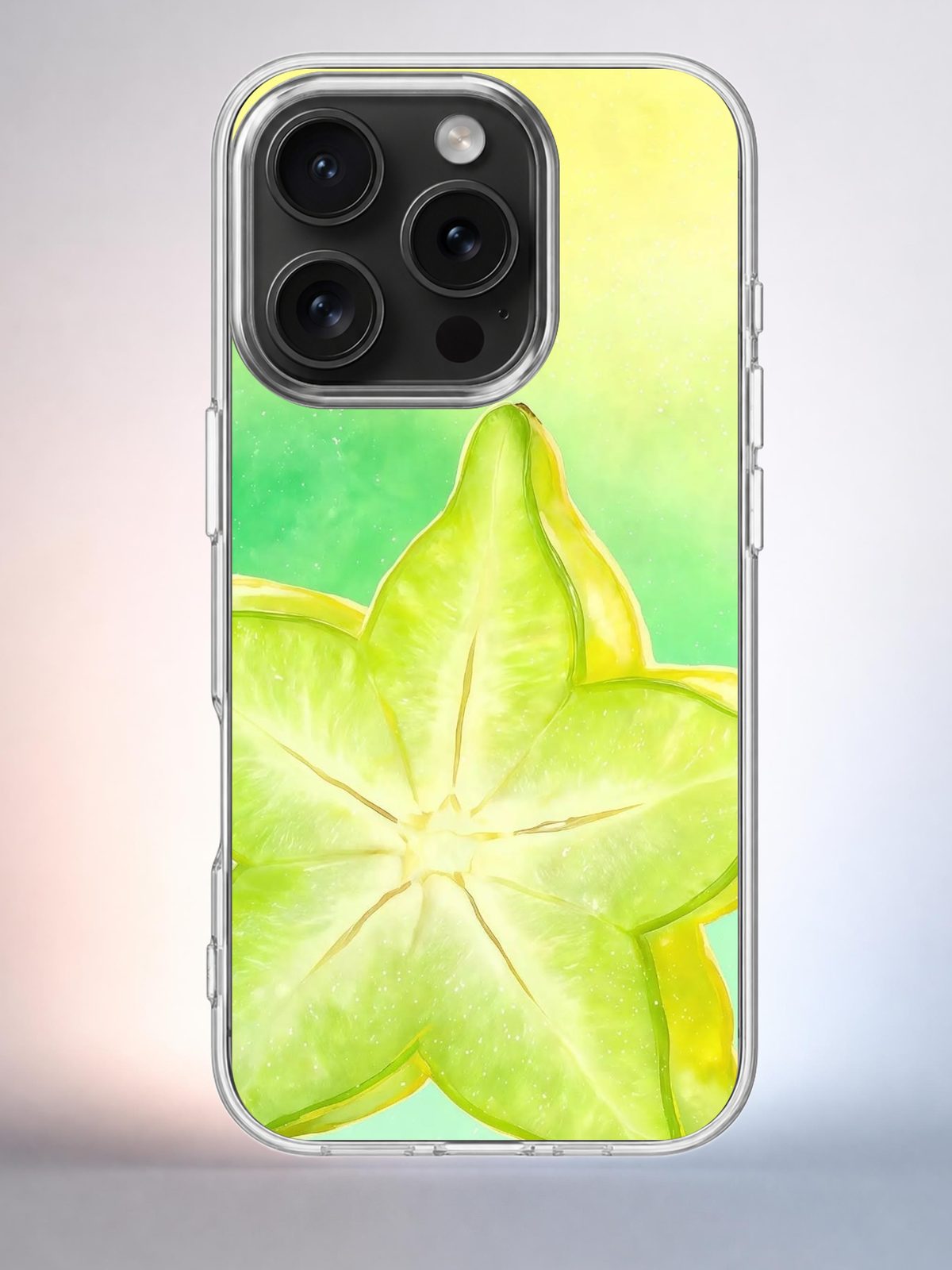 Чехол iPhone 15 Pro Звезда карамболь Y2K Indie Sleaze
