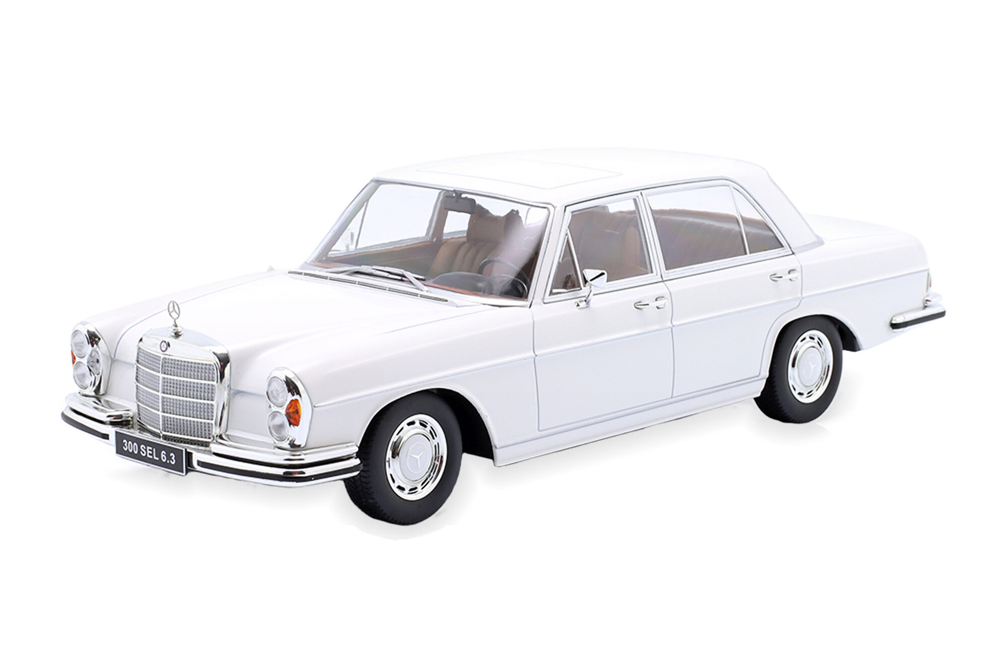 Модель коллекционная KK-SCALE Mercedes 300 sel 6.3 W109 1968 white