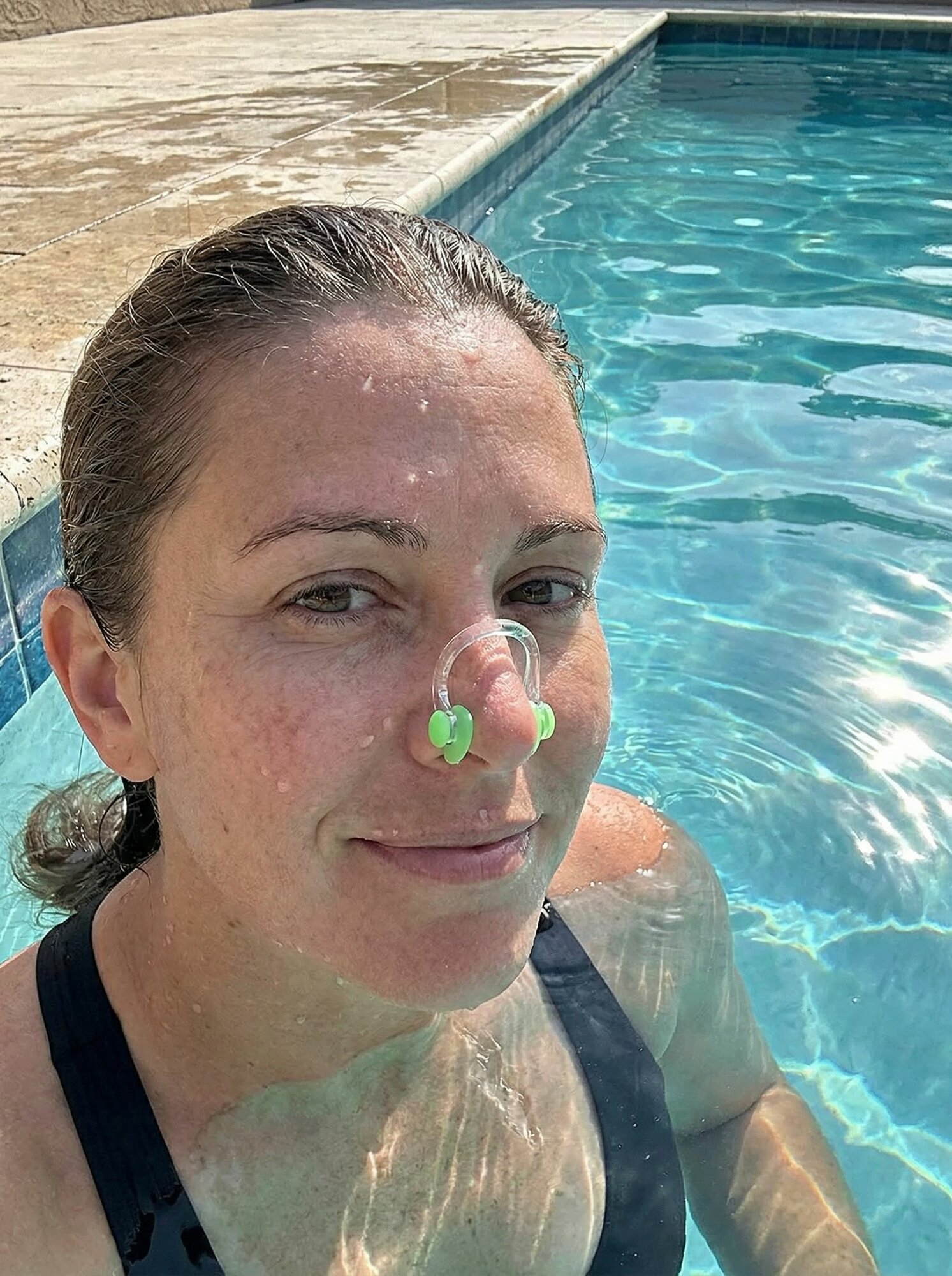 Зажим для носа, зелёный — фото 1