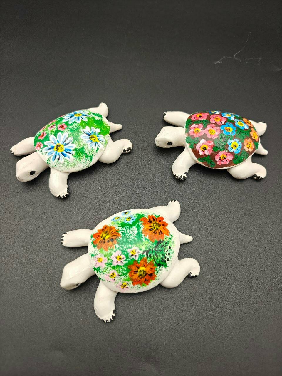 Фигурка "Черепашка" ручной работы от бренда Present61 10x5x13