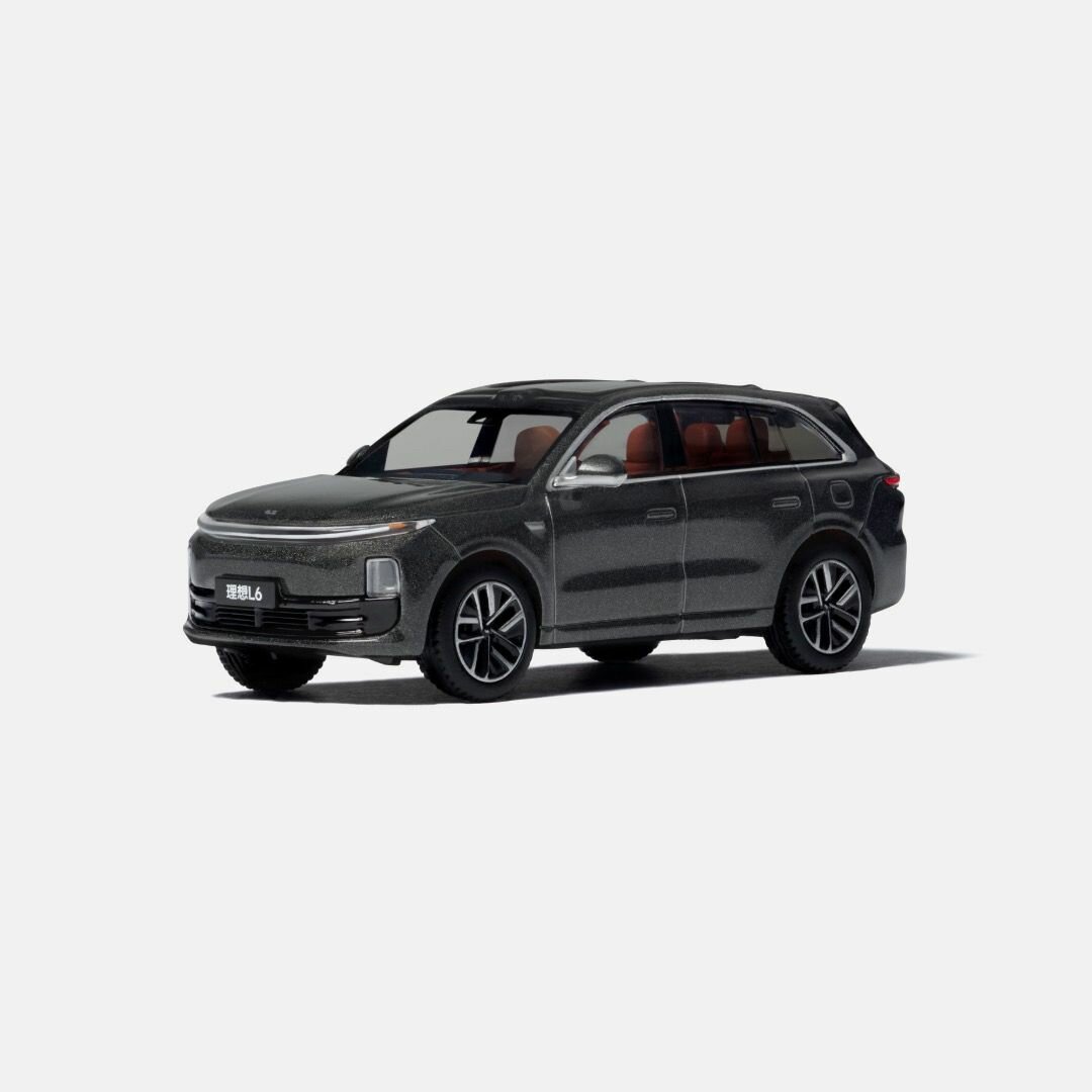 Li Auto L6, L7, L8, L9ONE Mega 1:64 Модель автомобиля из литого под давлением металла, работающая на новой энергии