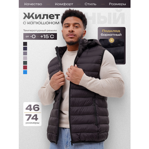 фото Жилет bradly, размер 9xl, черный