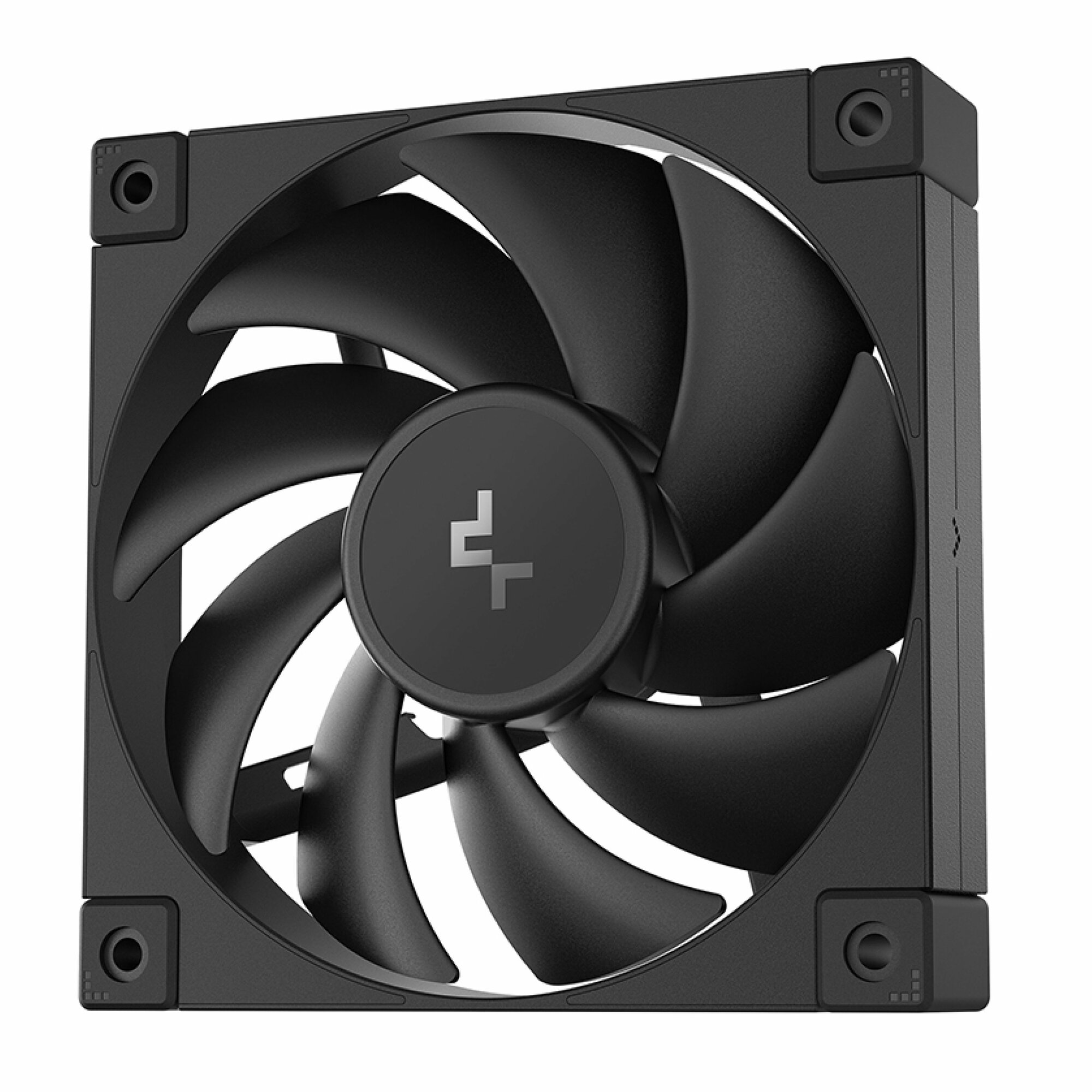 Вентилятор для корпуса DEEPCOOL FD12 120x120x25мм (PWM, черный, 400-2050об/мин) Color BOX